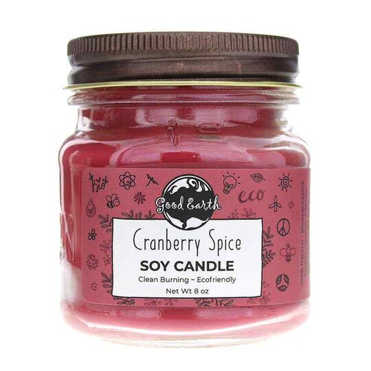 Mason Jar Soy Candle, GOE